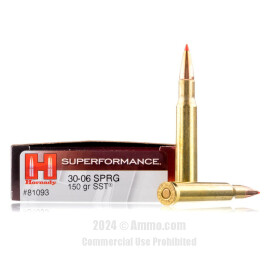 Image of Hornady 30-06 Ammo - 20 Rounds of 150 Grain SST Ammunition