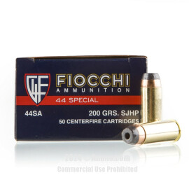 Image of Fiocchi 44 S&W Special Ammo - 500 Rounds of 200 Grain SJHP Ammunition
