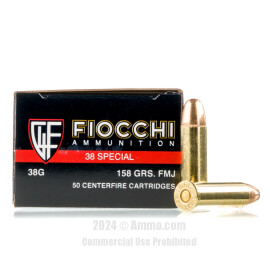 Image of Fiocchi 38 Special Ammo - 1000 Rounds of 158 Grain FMJ Ammunition