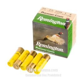 Image of Bulk 20 Gauge Ammo - 250 Rounds of Bulk 1 oz. #6 Shot Ammunition from Remington