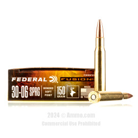 Image of Federal 30-06 Ammo - 20 Rounds of 150 Grain Fusion Ammunition