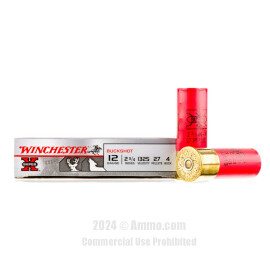 Image of Winchester 12 ga Ammo - 250 Rounds of #4 Buck Ammunition