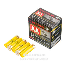 Image of Bulk 20 Gauge Ammo - 250 Rounds of Bulk 7/8 oz. #7-1/2 Shot Ammunition from Winchester