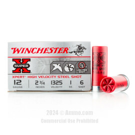 Image of Winchester 12 ga Ammo - 25 Rounds of 1 oz. #6 Shot (Steel) Ammunition