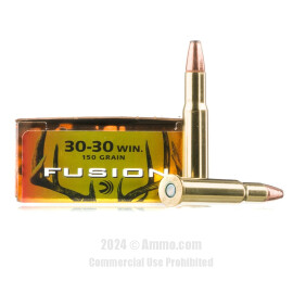 Image of Federal 30-30 Ammo - 20 Rounds of 150 Grain Fusion Ammunition