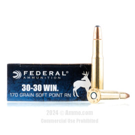 Image of Federal 30-30 Ammo - 200 Rounds of 170 Grain SP Ammunition