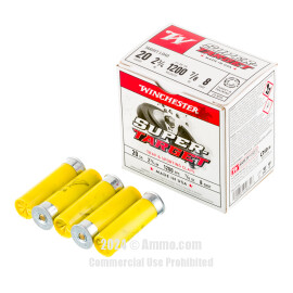 Image of Bulk 20 Gauge Ammo - 250 Rounds of Bulk 7/8 oz. #8 Shot Ammunition from Winchester