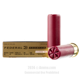Image of Federal 12 ga Ammo - 5 Rounds of 00 Buck Ammunition