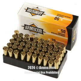 Image of Bulk 38 Special Ammo - 1000 Rounds of Bulk 158 Grain FMJ Ammunition from Armscor