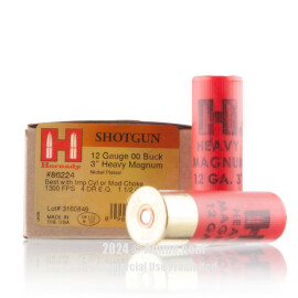 Image of Hornady Heavy Magnum Coyote 12 Gauge Ammo - 10 Rounds of 1-1/2 oz. 00 Buckshot Ammunition