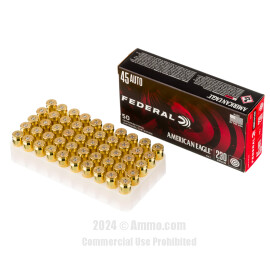 Image of Bulk 45 ACP Ammo - 1000 Rounds of Bulk 230 Grain Full Metal Jacket (FMJ) Ammunition from Federal