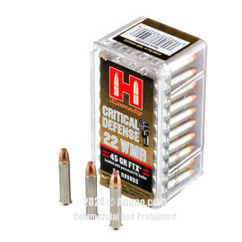 Image of Bulk 22 WMR Ammo - 500  Rounds of Bulk 45 Grain FTX Ammunition from Hornady