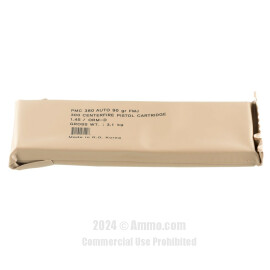 Image of PMC 380 ACP Ammo - 300 Rounds of 90 Grain FMJ Ammunition