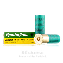 Image of Remington 12 ga Ammo - 250 Rounds of 000 Buck Ammunition