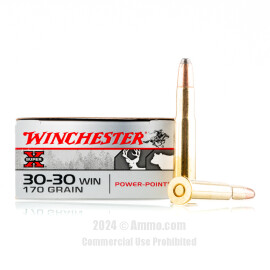 Image of Winchester 30-30 Ammo - 20 Rounds of 170 Grain PP Ammunition
