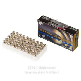 Image of Bulk 40 Cal Ammo - 1000 Rounds of Bulk 165 Grain JHP Ammunition from Federal