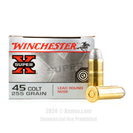 Image of Winchester 45 Long Colt Ammo - 20 Rounds of 255 Grain LRN Ammunition