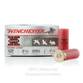 Image of Winchester Super-X 12 Gauge Ammo - 250 Rounds of 1 oz. #7-1/2 Shot Ammunition