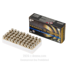 Image of Bulk 40 Cal Ammo - 1000 Rounds of Bulk 180 Grain Jacketed Hollow-Point (JHP) Ammunition from Federal