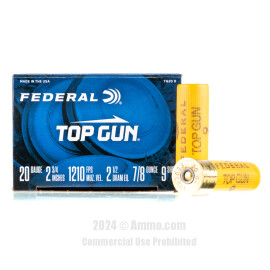 Image of Federal 20 ga Ammo - 250 Rounds of 7/8 oz. #9 Shot (Lead) Ammunition
