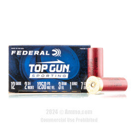 Image of Federal Top Gun 12 Gauge Ammo - 25 Rounds of 1 oz. #7-1/2 Shot Ammunition