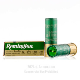 Image of Remington 12 ga Ammo - 5 Rounds of 385 Grain Sabot Slug Ammunition