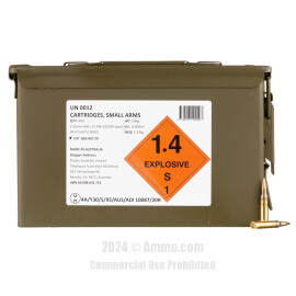 Image of Australian Defense Industries 5.56x45 Ammo - 900 Rounds of 62 Grain FMJ F1 Ammunition in Ammo Can