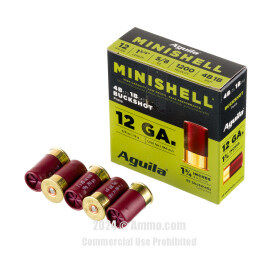 Image of Bulk 12 Gauge Ammo - 250 Rounds of Bulk 5/8 oz. #1-4 Buck Mix Ammunition from Aguila