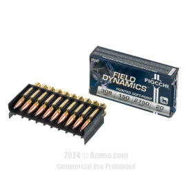 Image of Bulk 308 Win Ammo - 200 Rounds of Bulk 150 Grain Pointed Soft-Point (PSP) Ammunition from Fiocchi