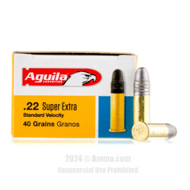 Image of Aguila Super Extra 22 LR Ammo - 2000 Rounds of 40 Grain LRN Ammunition