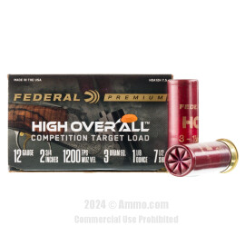 Image of Federal High Over All 12 Gauge Ammo - 25 Rounds of 1-1/8 oz. #7-1/2 Shot Ammunition