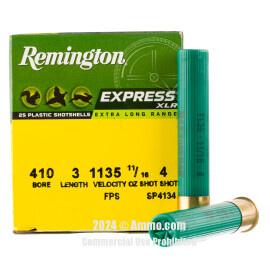 Image For 25 Rounds Of 11/16 oz. #4 Shot 410 Remington Ammunition