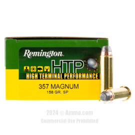 Image of Remington HTP 357 Magnum Ammo - 20 Rounds of 158 Grain SP Ammunition