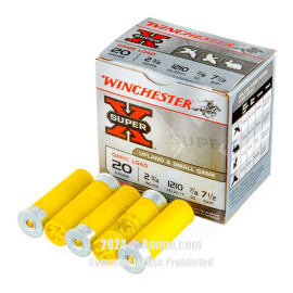 Image of Bulk 20 Gauge Ammo - 250 Rounds of Bulk 7/8 oz. #7-1/2 Shot Ammunition from Winchester