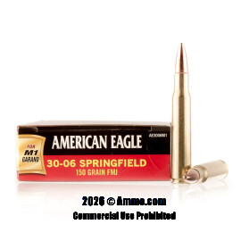 Image of Federal 30-06 Ammo - 20 Rounds of 150 Grain FMJ Ammunition