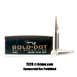 Image of Speer Gold Dot 308 Win Ammo - 500 Rounds of 150 Grain SP Ammunition