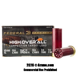 Image of Federal High Over All 12 Gauge Ammo - 25 Rounds of 1-1/8 oz. #7-1/2 Shot Ammunition