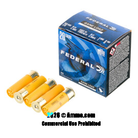 Image of Bulk 20 Gauge Ammo - 250 Rounds of Bulk 1 oz. #6 Shot Ammunition from Federal