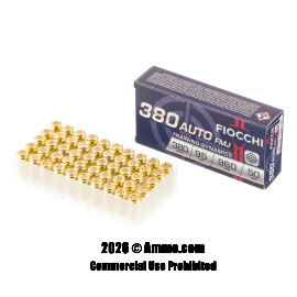 Image of Bulk 380 ACP Ammo - 1000 Rounds of Bulk 95 Grain FMJ Ammunition from Fiocchi