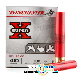 Winchester 410 Ammo - 250 Rounds of #6 Shot Ammunition