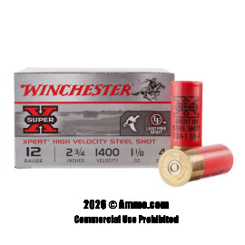 Image of Winchester Super-X Xpert HV 12 Gauge Ammo - 25 Rounds of 2-3/4" 1-1/8 oz. #4 Shot Ammunition