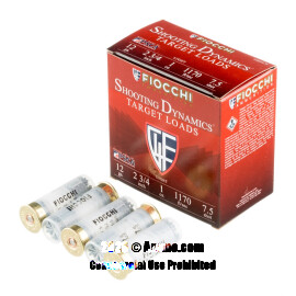 Image of Bulk 12 Gauge Ammo - 250 Rounds of Bulk 1 oz. #7-1/2 Shot Ammunition from Fiocchi