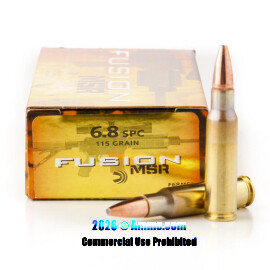 Image of Remington 6.8 SPC Ammo - 20 Rounds of 115 Grain Fusion Ammunition