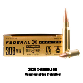 Image of Federal Gold Medal CenterStrike 308 Win Ammo - 20 Rounds of 175 Grain OTM Ammunition