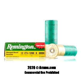 Image of Remington 12 Gauge Ammo - 100 Rounds of #00 Buck Ammunition