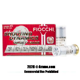 Image of Fiocchi 12 Gauge Ammo - 250 Rounds of 1-1/8 oz. #7-1/2 Shot Ammunition