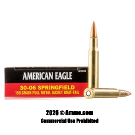 Image of Federal 30-06 Ammo - 20 Rounds of 150 Grain FMJ-BT Ammunition