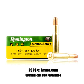 Image of Remington 30-30 Ammo - 20 Rounds of 170 Grain HP Ammunition