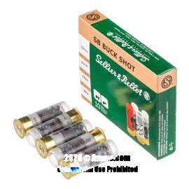 Image of Bulk 12 Gauge Ammo - 250 Rounds of Bulk 1 oz. #4 Buck Ammunition from Sellier and Bellot