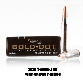 Image of Speer Gold Dot 223 Ammo - 500 Rounds of 55 Grain SP Ammunition